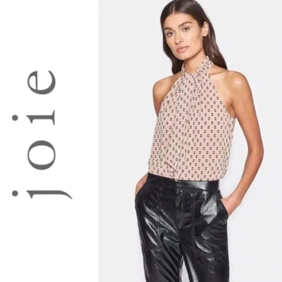 Joie Leikyn B Sleeveless Blouse w Sash NWT - Picture 2 of 9